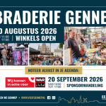 Gennepse Braderie zondag 30 augustus 2026